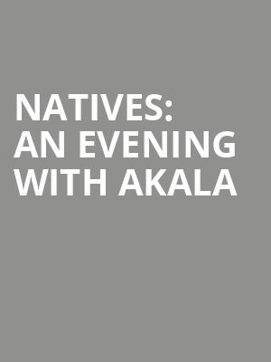 Natives: An Evening with Akala & Frankie Boyle at O2 Academy Brixton